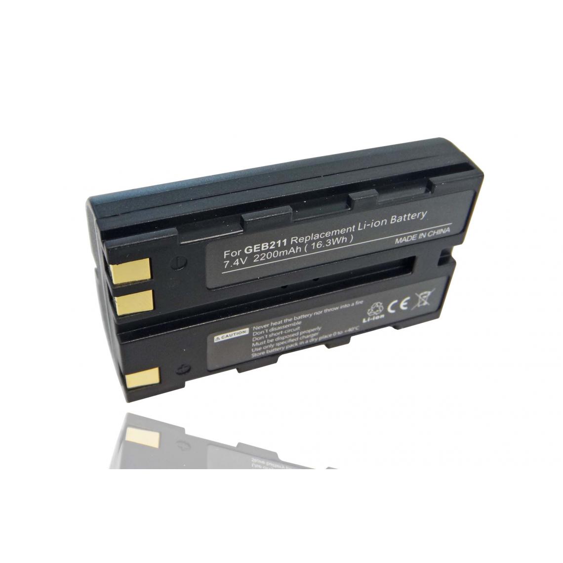Vhbw - vhbw Batterie compatible avec Leica GNSS receiver, GPS1200 dispositif de mesure laser, outil de mesure (2200mAh, 7,4V, Li-ion) - Piles rechargeables
