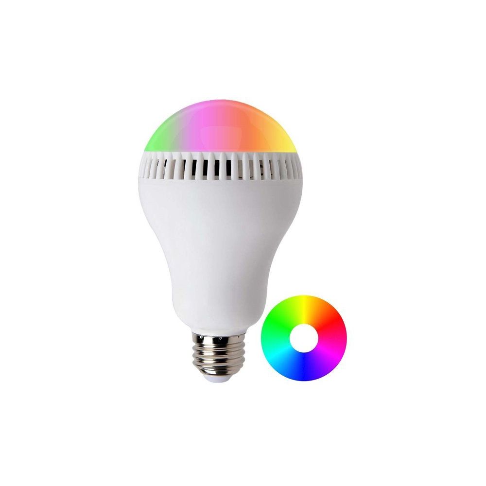 NC - Ampoule LED E27 multicolore et enceinte musicale haut-parleur Bluetooth - Ampoules LED