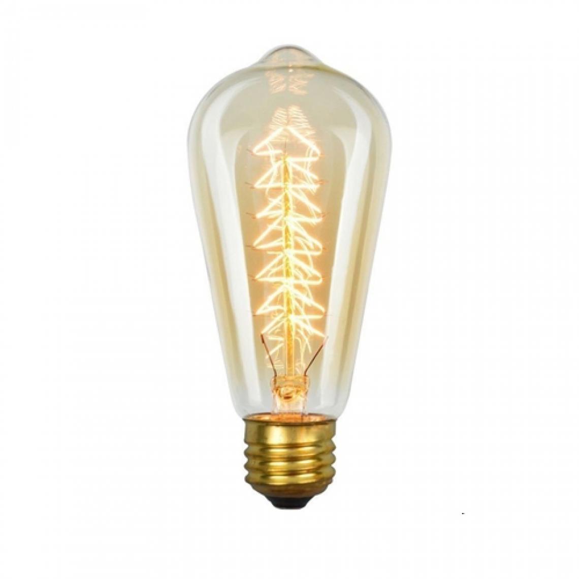 Wewoo - E27 40W Retro Edison Ampoule à filament Vintage à incandescenceAC 220V arbre de Noël ST64 - Ampoules LED