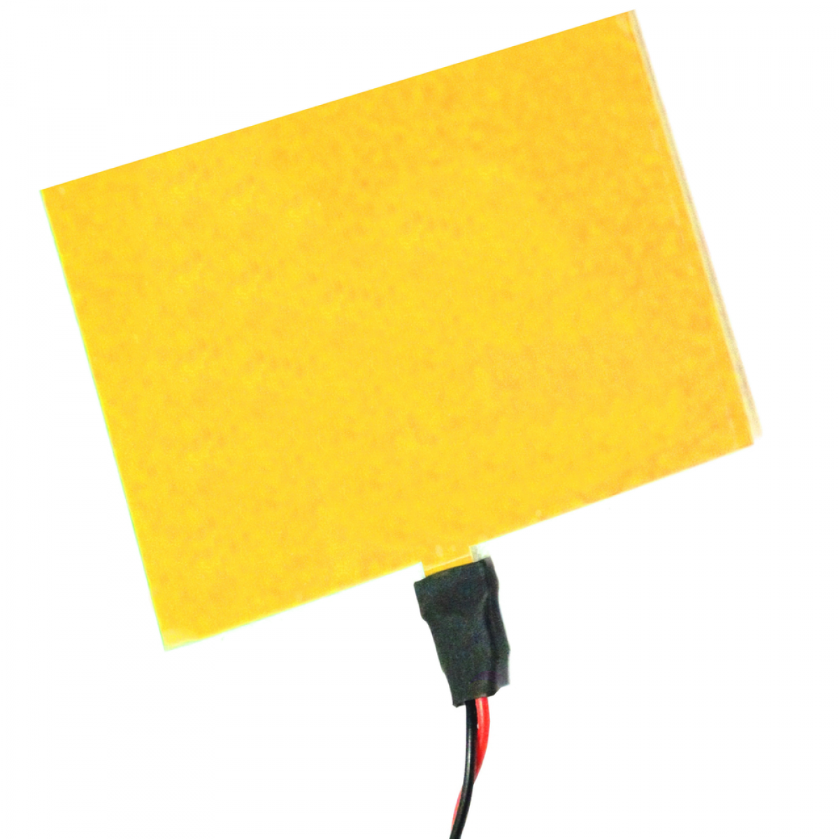 Bematik - Panneau 100x100 mm jaune électroluminescent EL - Fils et câbles électriques