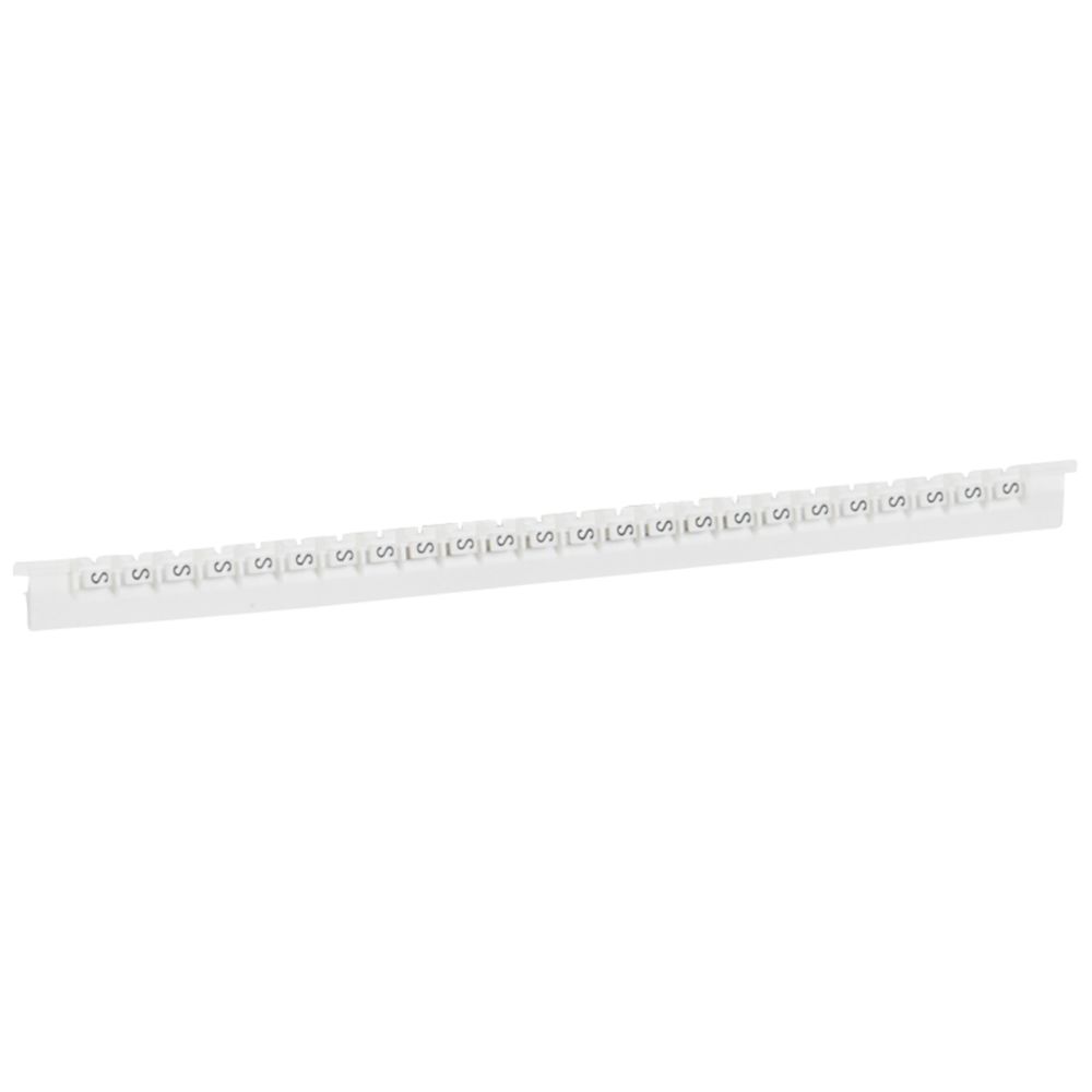 Legrand - repère legrand memocab - lettre s - blanc - largeur 2.3 mm - Accessoires de câblage