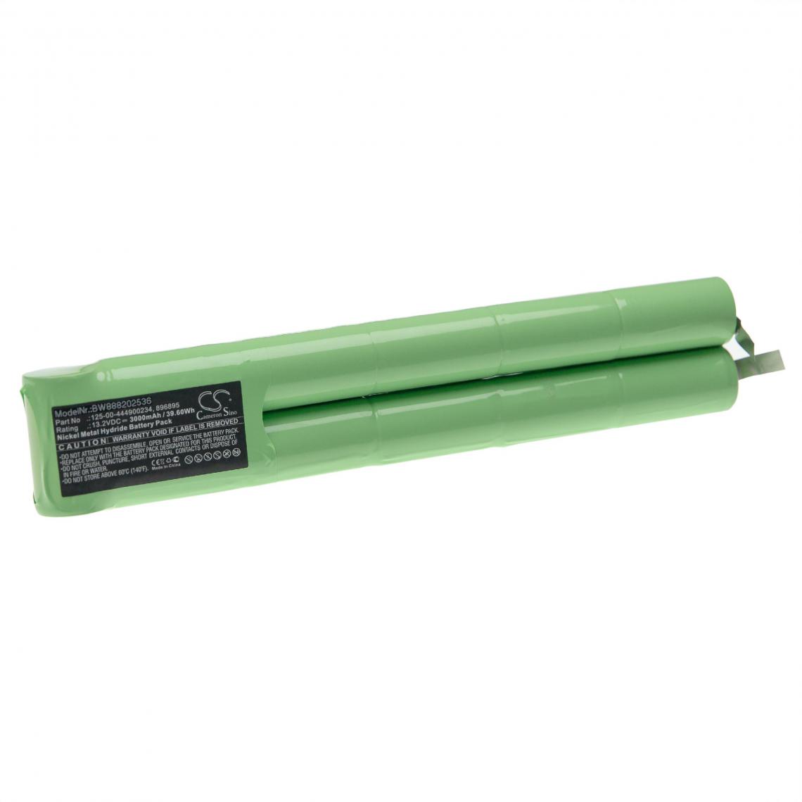 Vhbw - vhbw Batterie remplacement pour Datex 125-00-444900234, 896895 pour appareil médical (3000mAh, 13,2V, NiMH) - Piles spécifiques