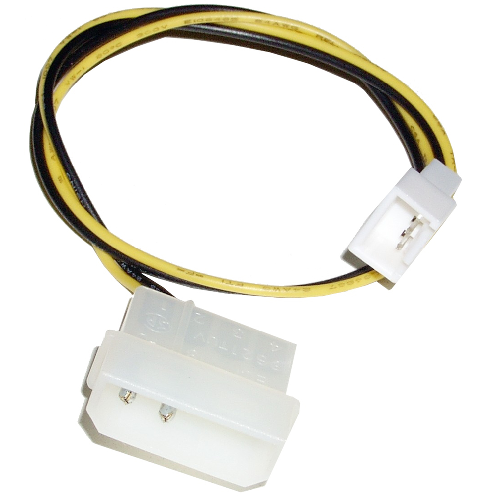 Bematik - Cable d'alimentation MOLEX 4P-M (5,25) > 3P-M (Fan) - Fils et câbles électriques