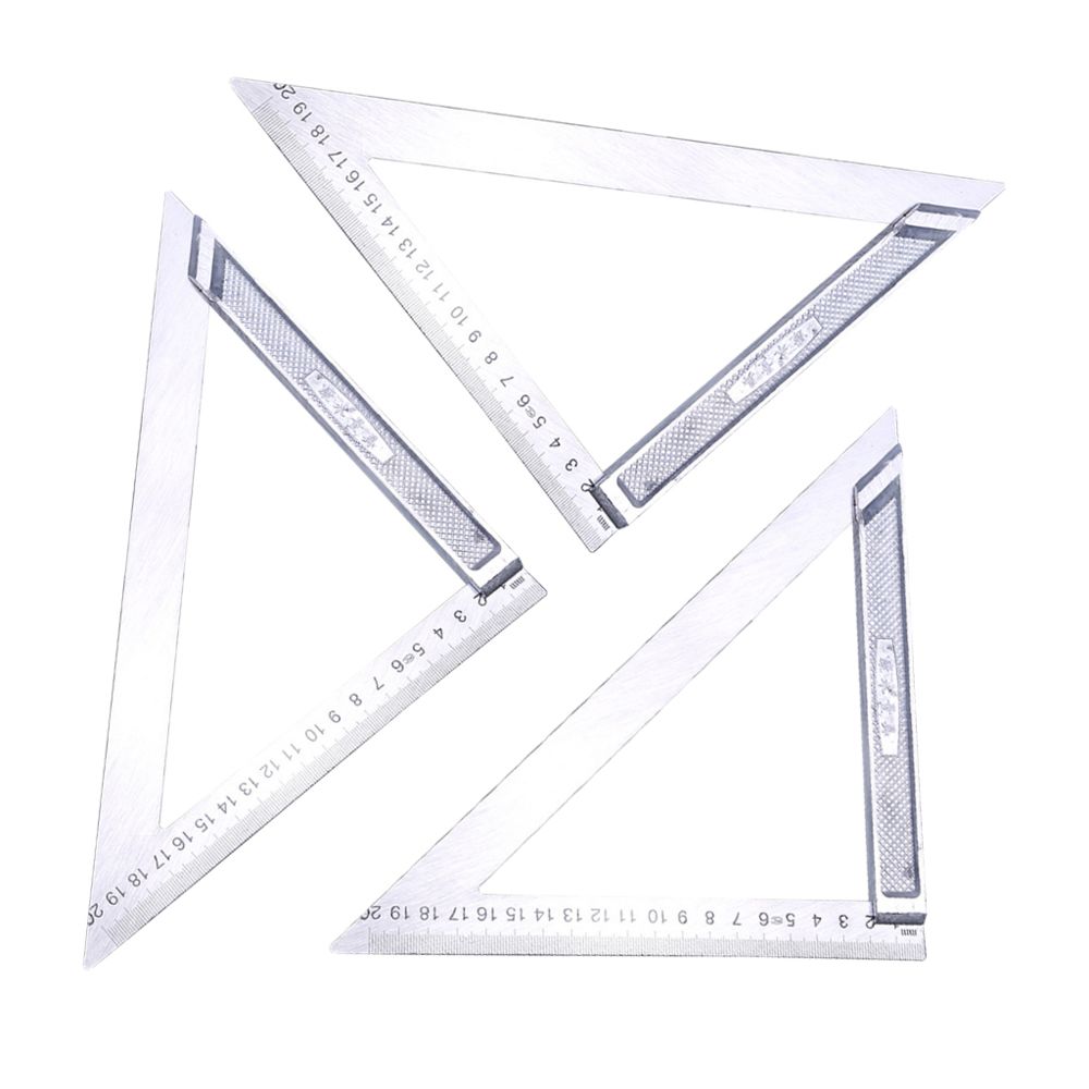 marque generique - Règle triangulaire en acier inoxydable - Outils de coupe