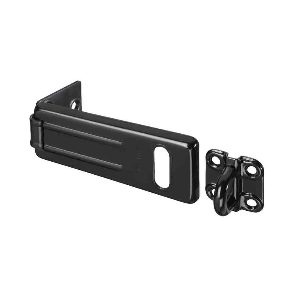 Master Lock - MASTER LOCK - Porte-cadenas acier noir mat 115 mm - Verrou, cadenas, targette