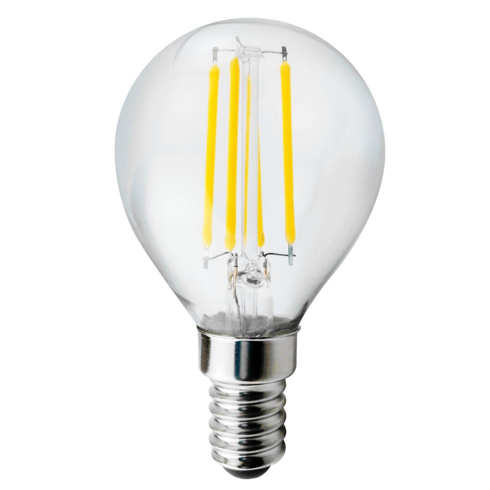Maclean - Ampoule à filament Edison rétro LED éclairage décoratif vintage blanc chaud G45 (E14 6W 600lm) - Ampoules LED