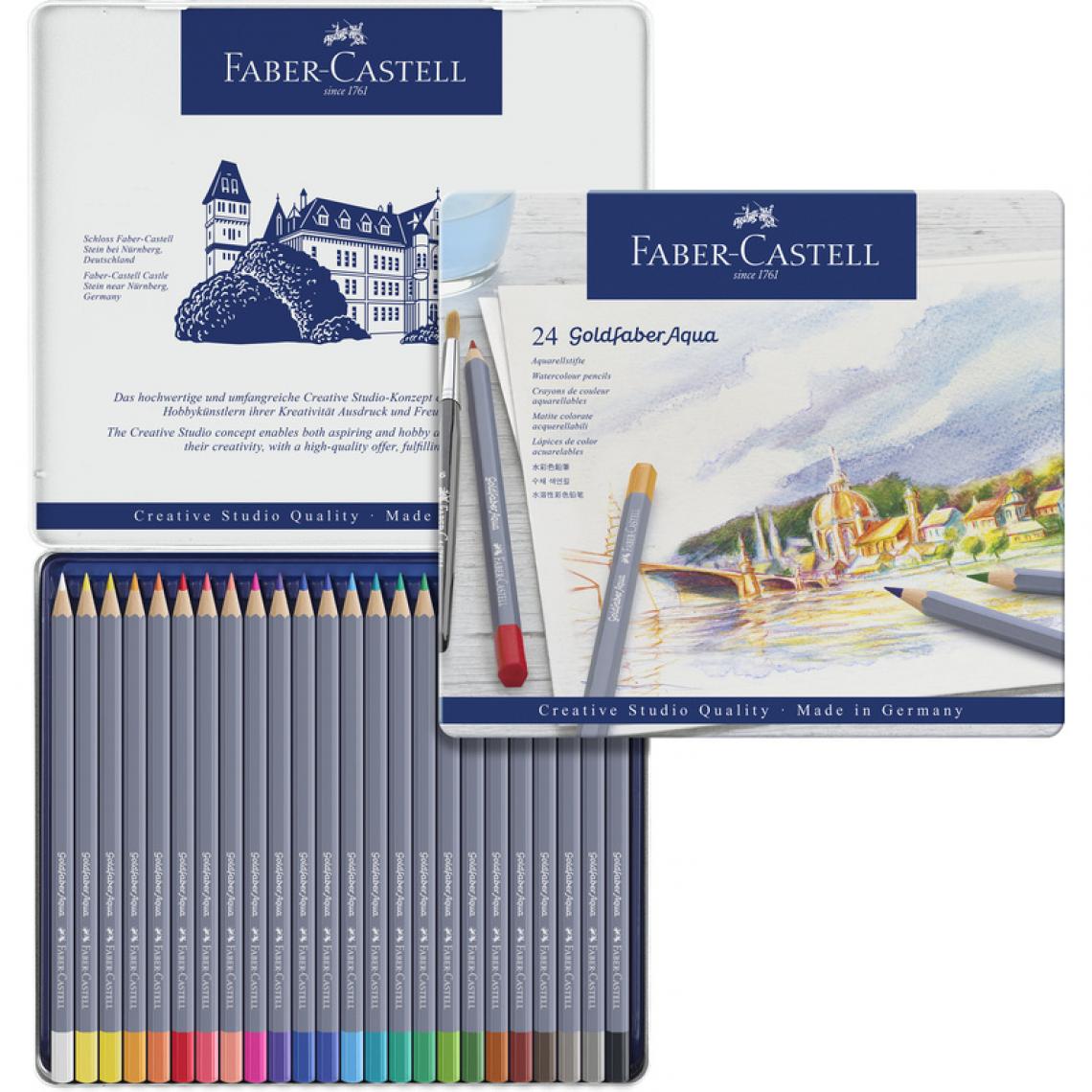 Faber-Castell - FABER-CASTELL Crayons de couleur aquarellables GOLDFABER () - Outils et accessoires du peintre