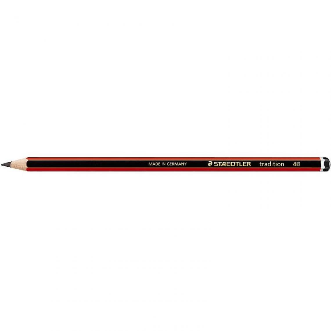 Staedtler - STAEDTLER Crayon tradition 110, degré dureté: 4B, hexagonal () - Outils et accessoires du peintre