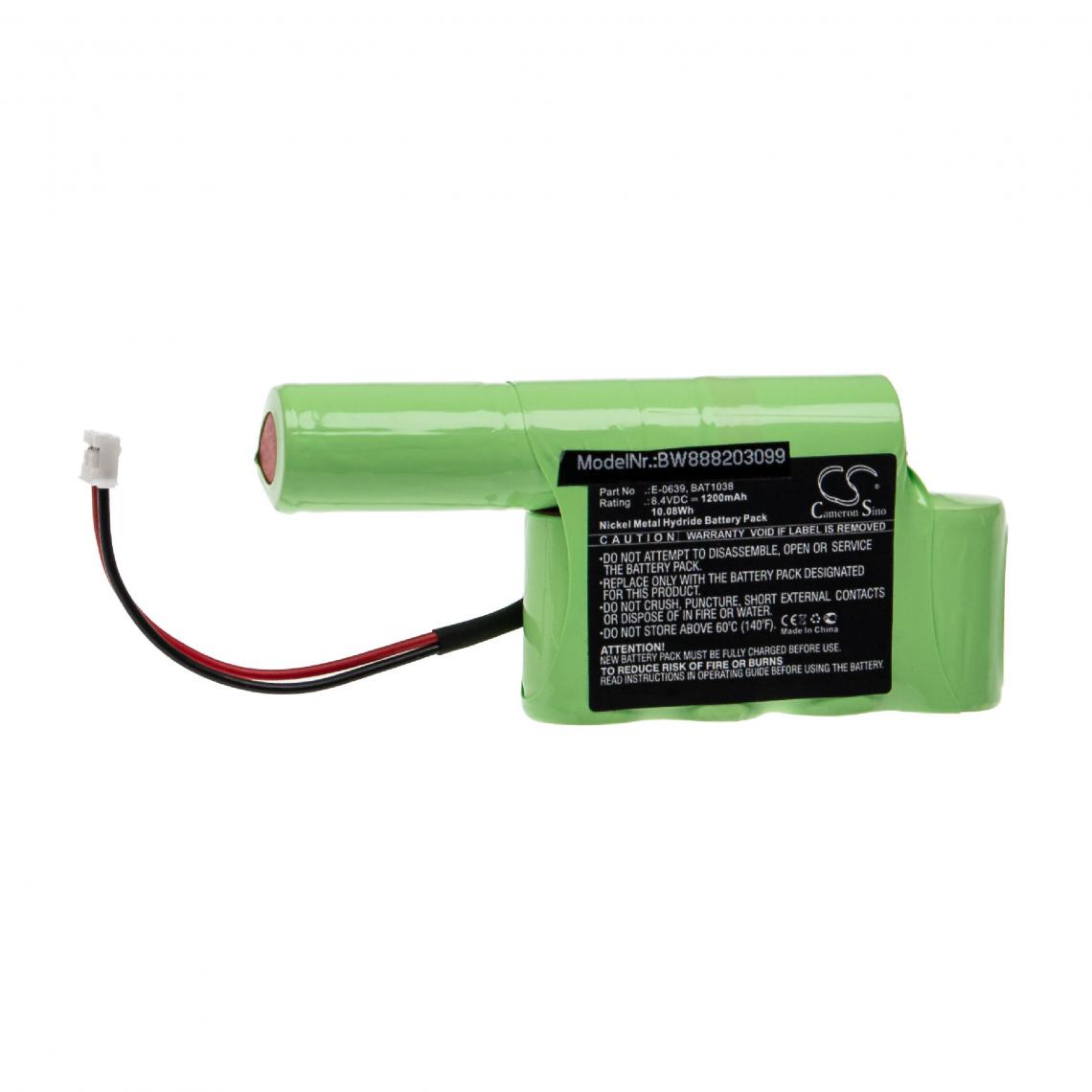 Vhbw - vhbw Batterie compatible avec Micro Medical MicroLab MK8, ML3500 appareil médical (1200mAh, 8,4V, NiMH) - Piles spécifiques