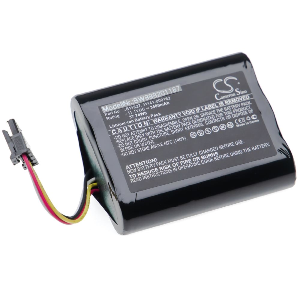 Vhbw - vhbw Batterie compatible avec Physio-Control LifePak 20e Defibrillator CodeManagement appareil de médecine défibrillateur (3400mAh, 11,1V, Li-Ion) - Piles spécifiques