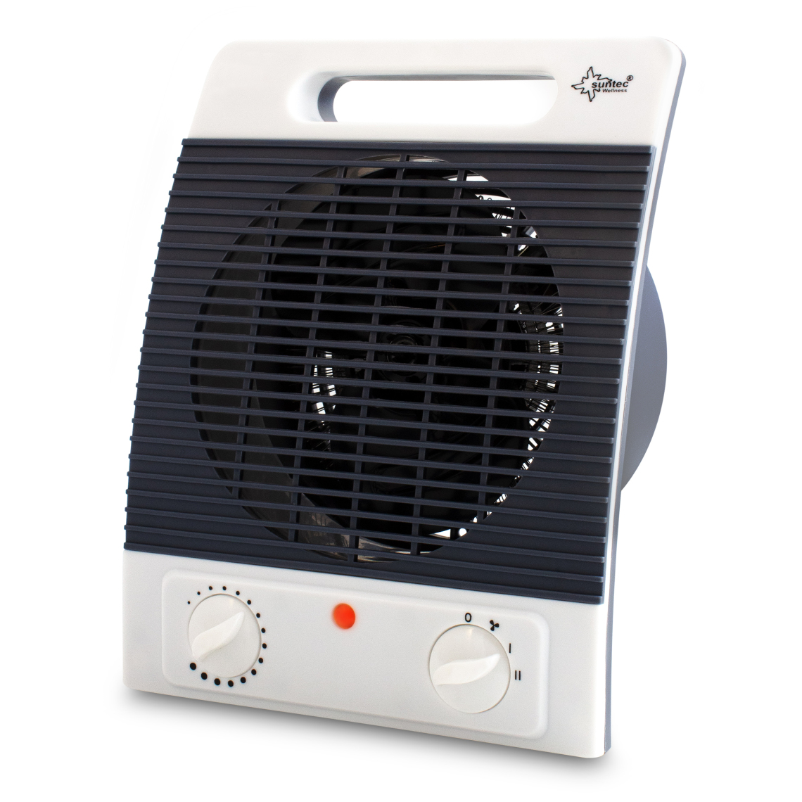 Suntec - Chauffage soufflant d'appoint Airbooster Design 2000, thermostat réglable, protection IP21, (~25m²) - Chauffage électrique
