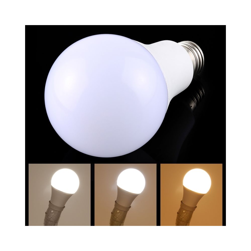 Wewoo - Ampoule LED Lumière économiseuse d'énergie intelligente d'ampoule de d'E27 15W 800-1125LM avec la température trois couleurs, CA 160-250V - Ampoules LED