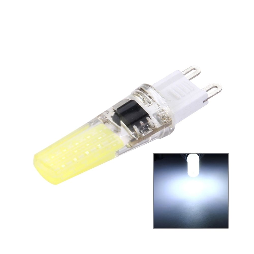 Wewoo - Ampoule pour Halls / Bureau / Accueil, AC 220-240V, Prise Blanche Lumière G9 3W 300LM Silicone Dimmable COB LED - Ampoules LED