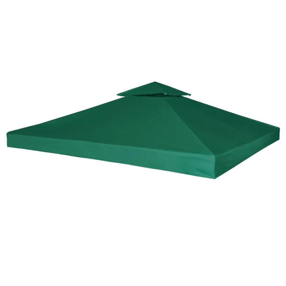 Vidaxl - Toile de Rechange pour Gazebo Tonelle Pergola Vert 270 g/m² | Vert - Marquise, auvent