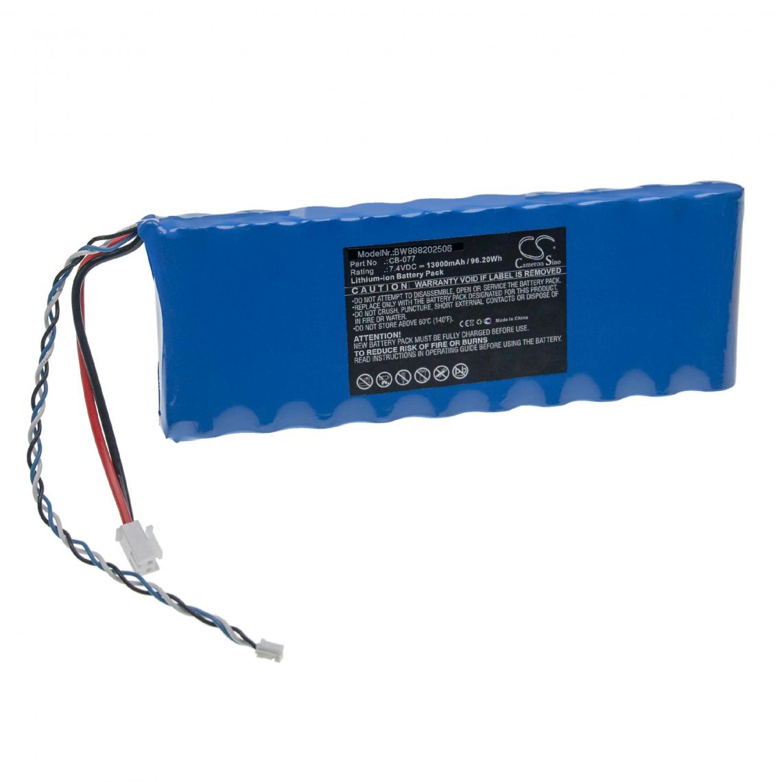 Vhbw - vhbw Batterie compatible avec Promax automatic TV satellite level meters outil de mesure (13000mAh, 7,4V, Li-ion) - Piles rechargeables