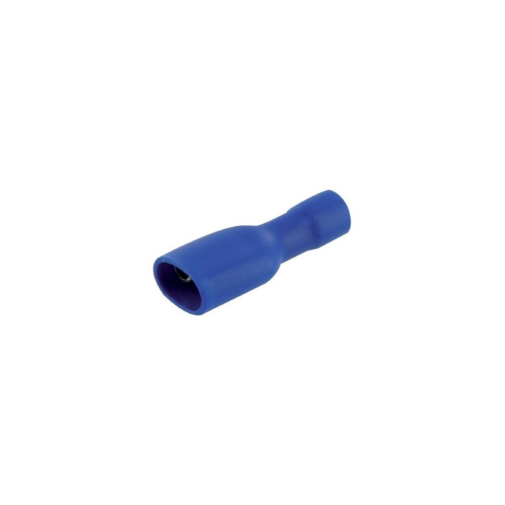 Dhome - Clip femelle entiérement isolé ls bleu 6,35 10 - Accessoires de câblage