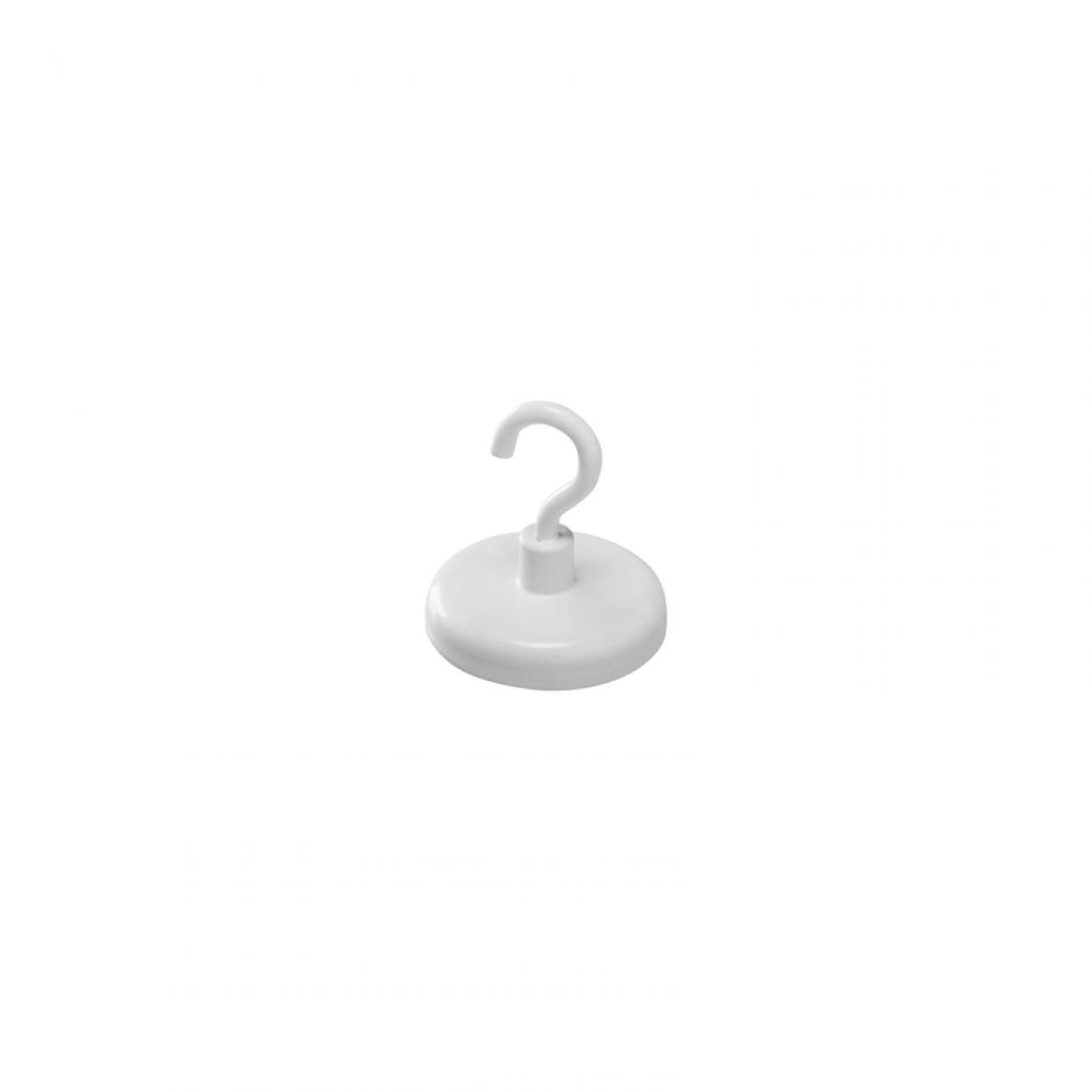 Magnetoplan - magnetoplan Aimant à crochet, blanc, diamètre: 36 mm () - Visserie