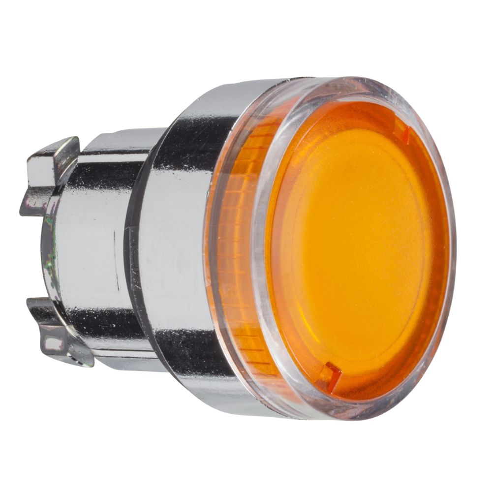 Schneider Electric - tête bouton poussoir - lumineux - affleurant - orange - cl - schneider zb4bw35 - Autres équipements modulaires