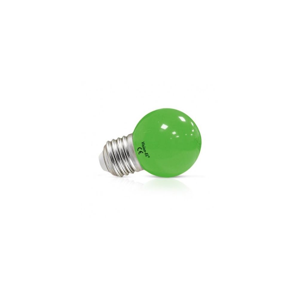 Vision-El - Ampoule LED E27 Bulb Couleur 1W Blister x 2 - Ampoules LED