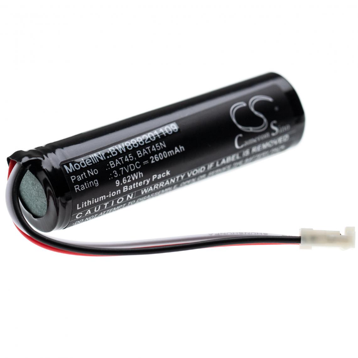 Vhbw - vhbw Batterie compatible avec HT Instruments PQA824, THT45, THT46 télémètre laser outil de mesure (2600mAh 3,7V Li-Ion) - Piles rechargeables