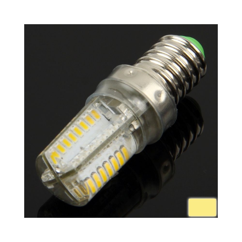 Wewoo - Ampoule blanc E14 Chaud 4W 64 LED SMD 3014 de maïs, AC 220V - Ampoules LED