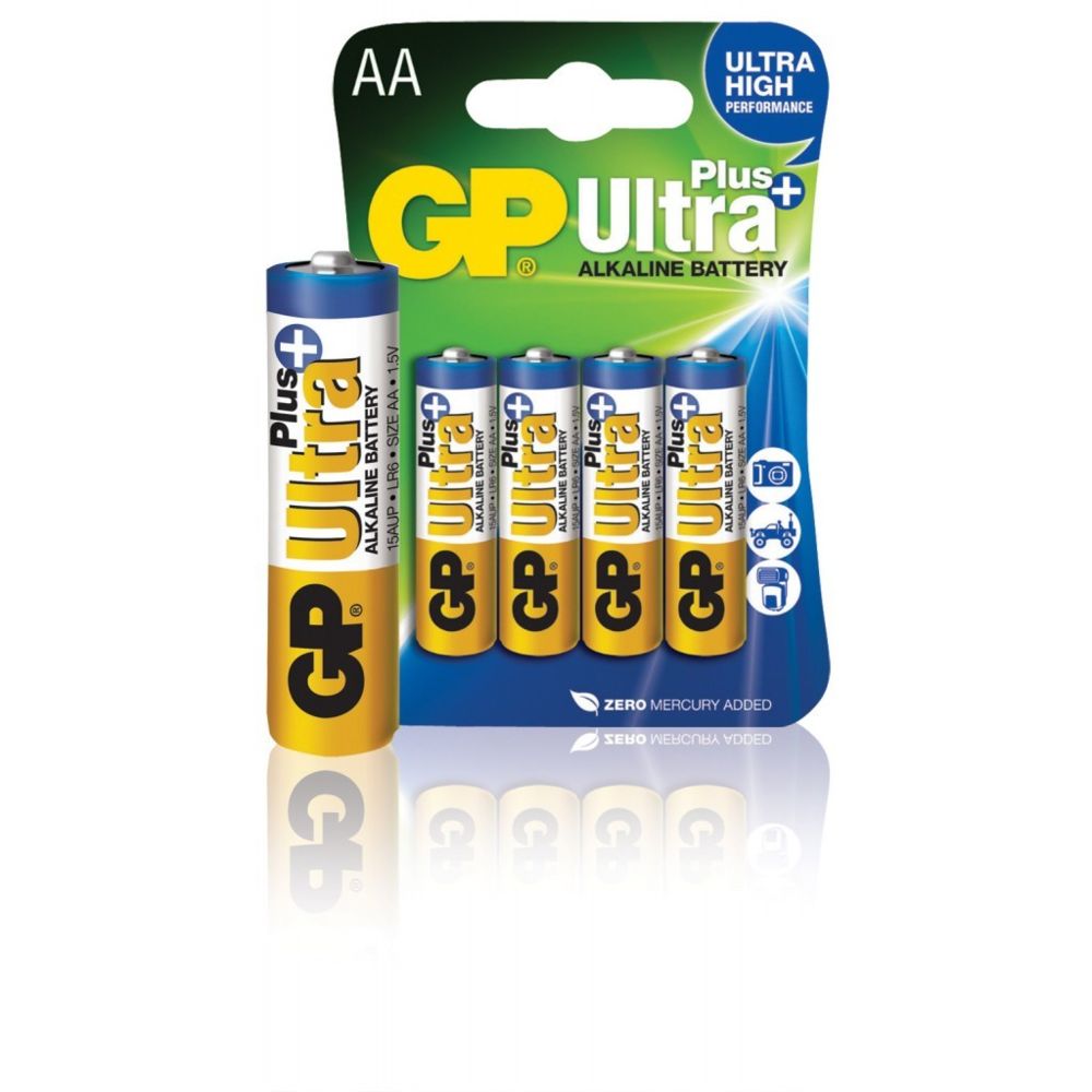 Gp - PILES AA ALCALINES ULTRA PLUS GP - Piles rechargeables