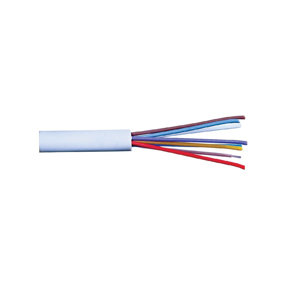 marque generique - Couronne de 25 m de câble téléphonique ADSL 4 paires - Fils et câbles électriques