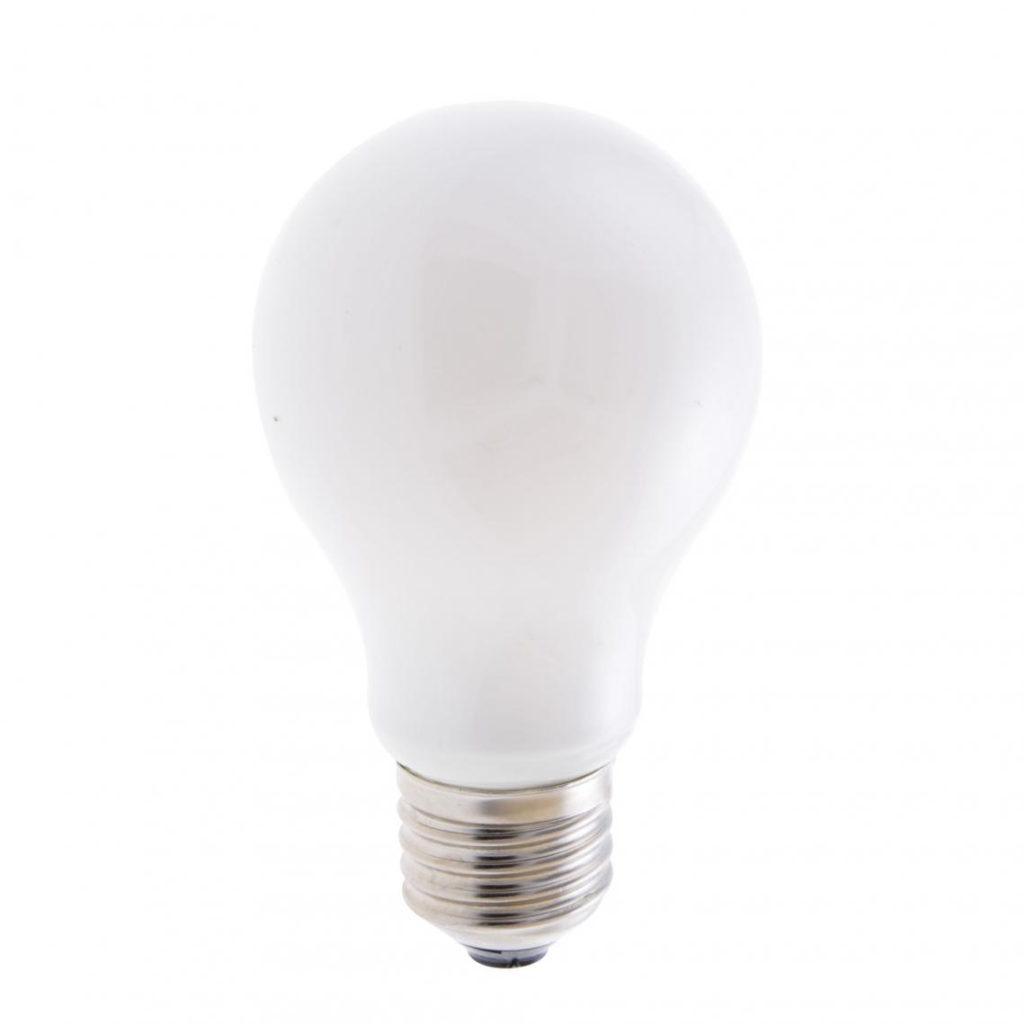 Velamp - Ampoule à filament LED Opal, standard A60, 7W / 806lm, culot E27, 3000K - Ampoules LED