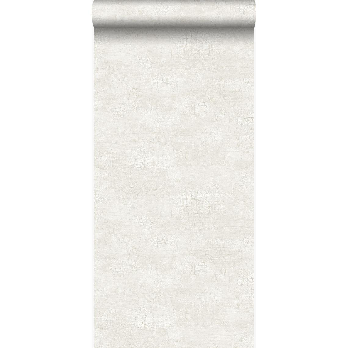 Origin - Origin papier peint imitation pierre blanc - 347564 - 53 cm x 10.05 m - Papier peint