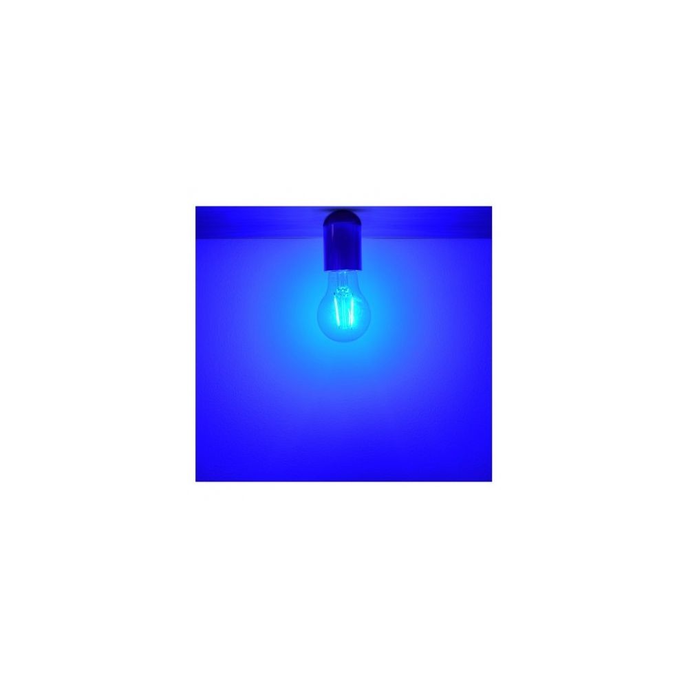 Vision-El - Ampoule LED E27 Filament 2W Bleue - Ampoules LED