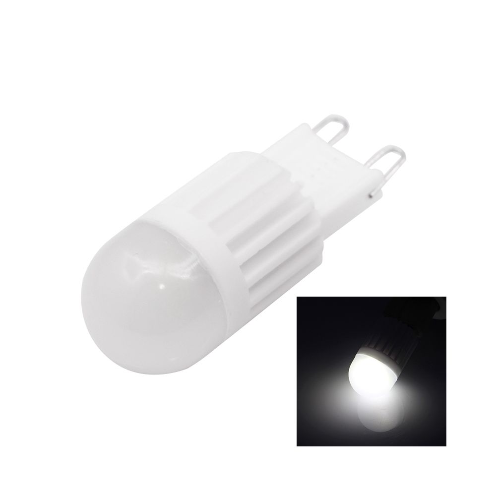 Wewoo - Ampoule blanc G9 2W Lumière 90-110LM 1 Haute Puissance LED Dimmable En Céramique Ampoule, AC 220V - Ampoules LED