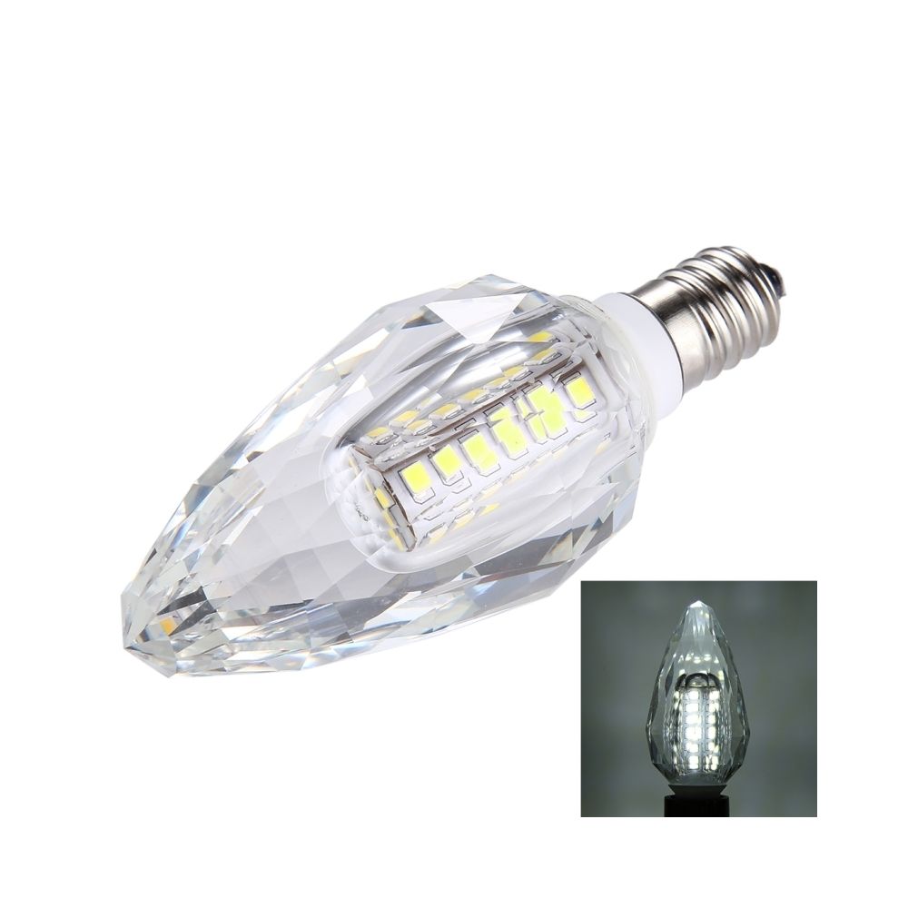Wewoo - Ampoule [220V] E14 3W 40 LEDs SMD 2835 K5 Cristal + Céramique Économie d'énergie Maïs Lumière Blanche - Ampoules LED