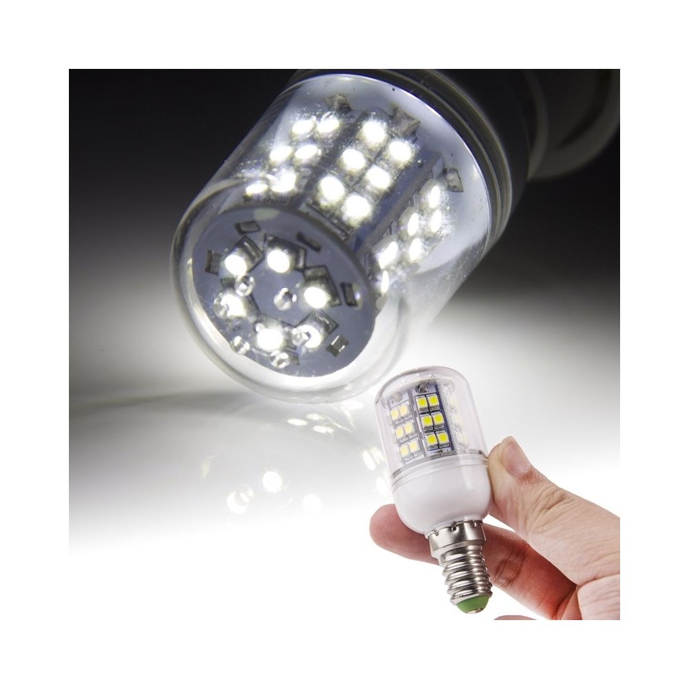 Wewoo - Ampoule E14 3W lumière blanche 48 LED 3528 SMD de maïs, AC 220V - Ampoules LED