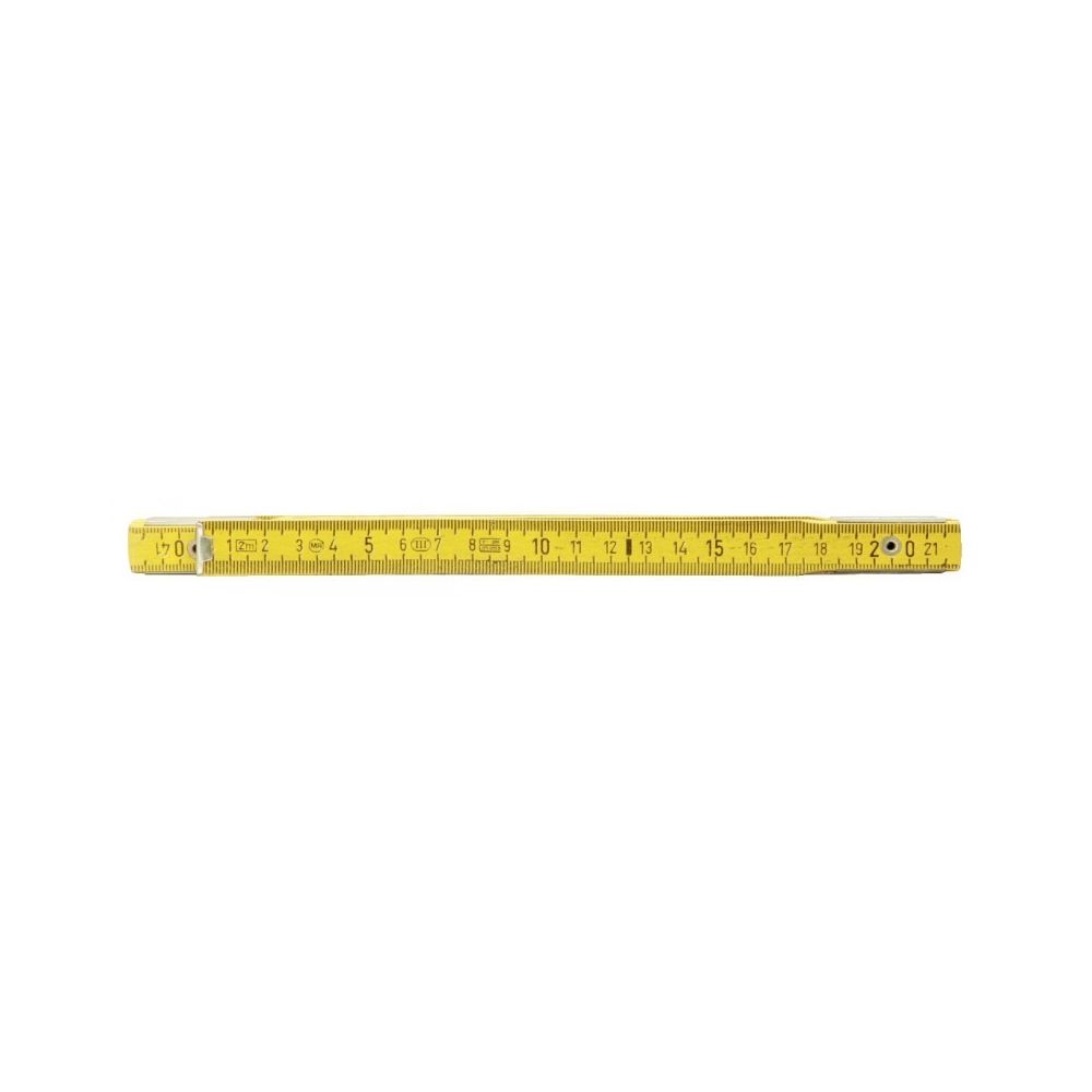 Ks Tools - KS TOOLS 300.0060 Mètre pliant jaune en bois L.2m - Mètres