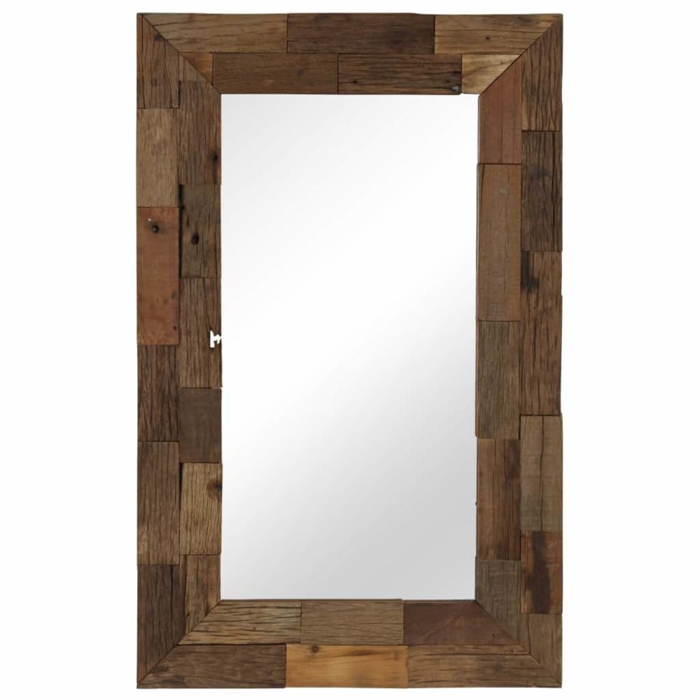 marque generique - Icaverne - Miroirs gamme Miroir Bois de traverses massif 50 x 80 cm - Miroir de salle de bain