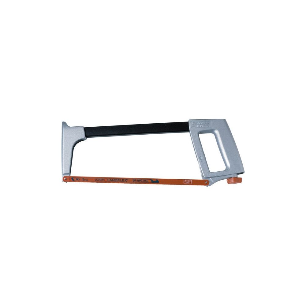 Bahco - Monture de scie à métaux, en aluminium, Long. de la lame : 300 mm - Outils de coupe