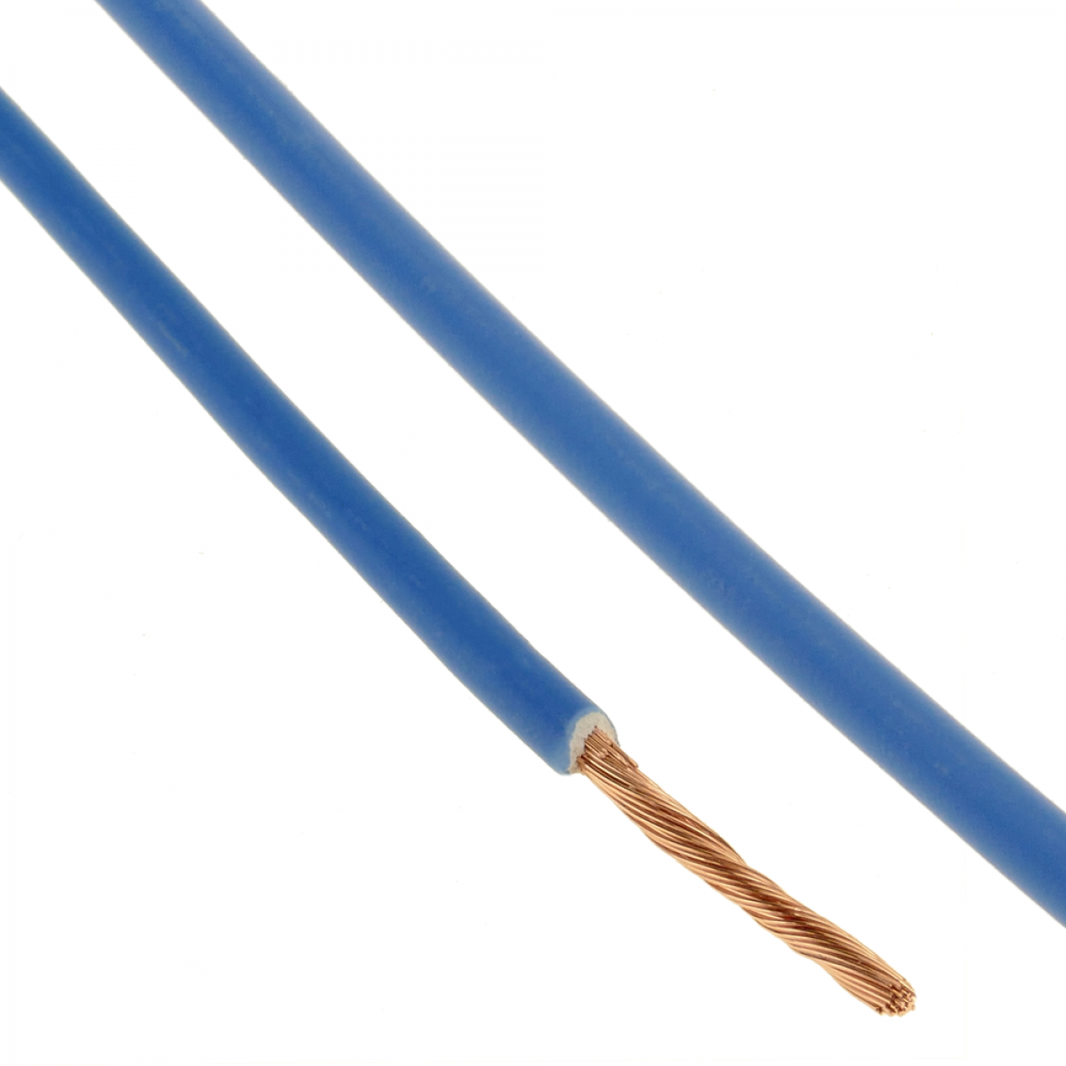 Bematik - Bobine de câble électrique LSHF 200 m bleu 1.5 mm - Fils et câbles électriques