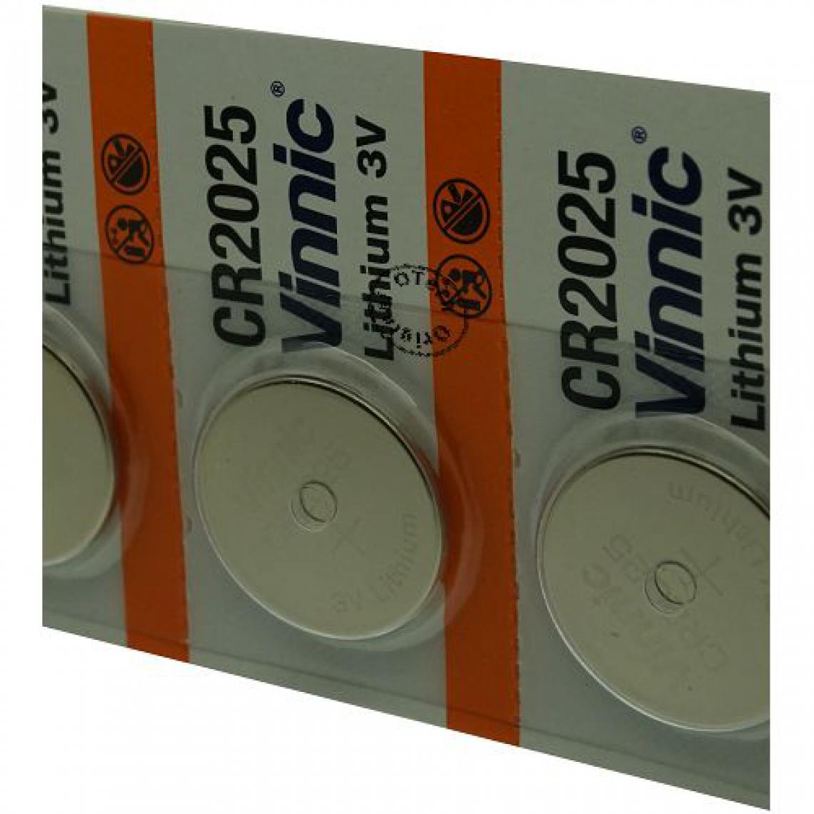 Otech - Pack de 5 piles Vinnic pour DIVERS DL20256B - Piles rechargeables