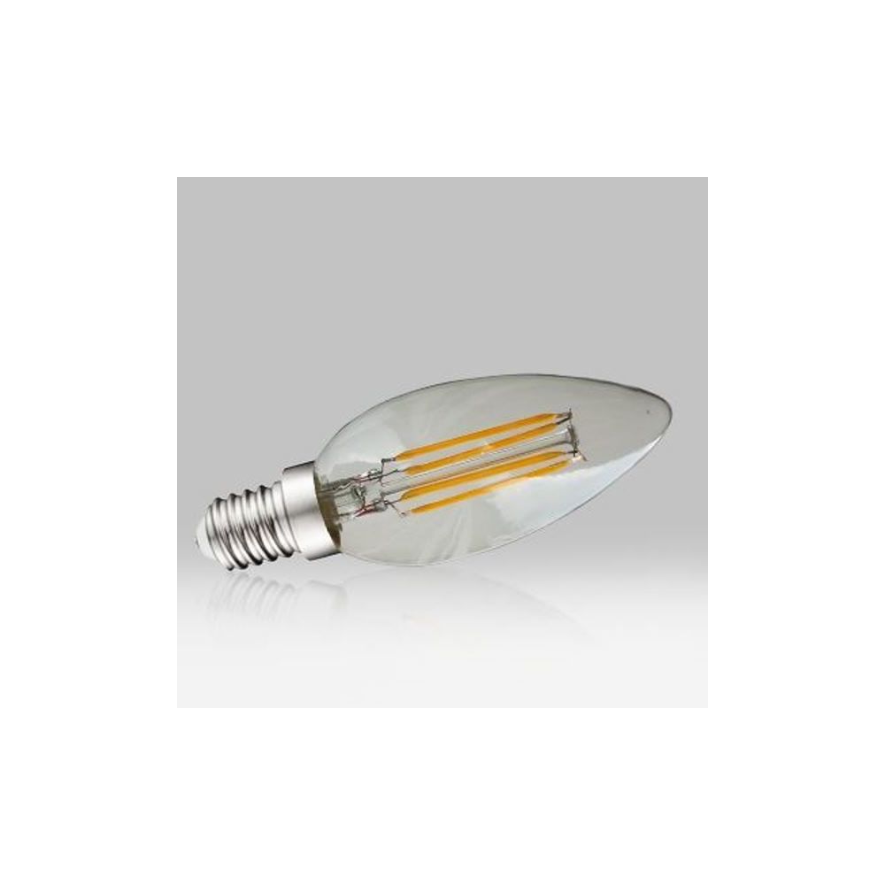 Vision-El - Ampoule LED 4W COB Flamme Filament E14 2700K Blanc Chaud - VISION-EI - Ampoules LED