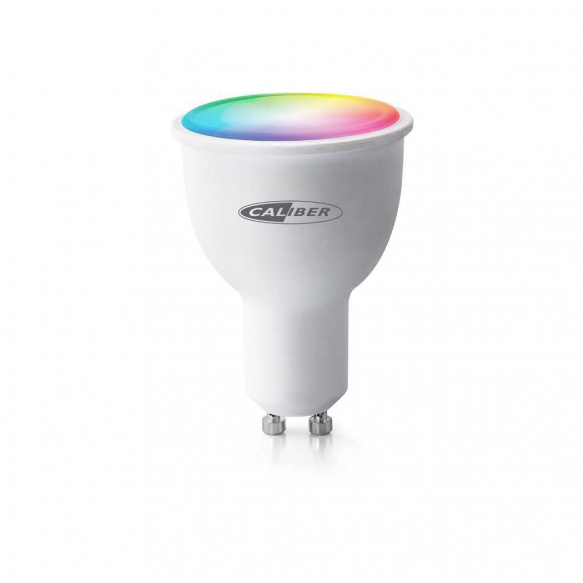 Caliber - CALIBER HWL5101 Ampoule LED intelligente GU10 blanc froid a blanc chaud et RGB multicolore contrôlée par App. - Ampoules LED