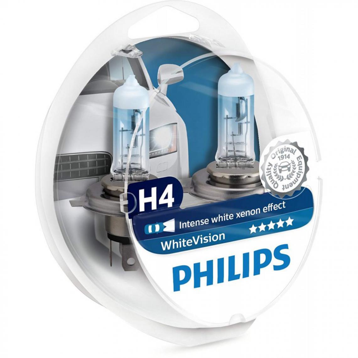 Philips - AMPOULE H4 PHILIPS 12342WHVSM H4/W5W 12342 WHV 12V - Ampoules LED
