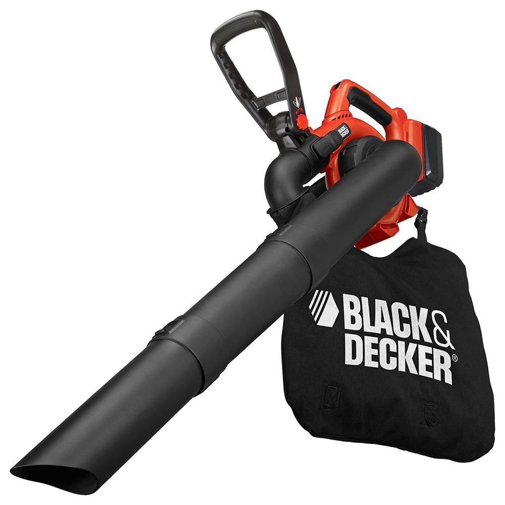 Black & Decker - Black & Decker GWC3600L20 Aspirateur souffleur broyeur sans fil 36V/2,0Ah Li-Ion - Aspirateurs souffleurs