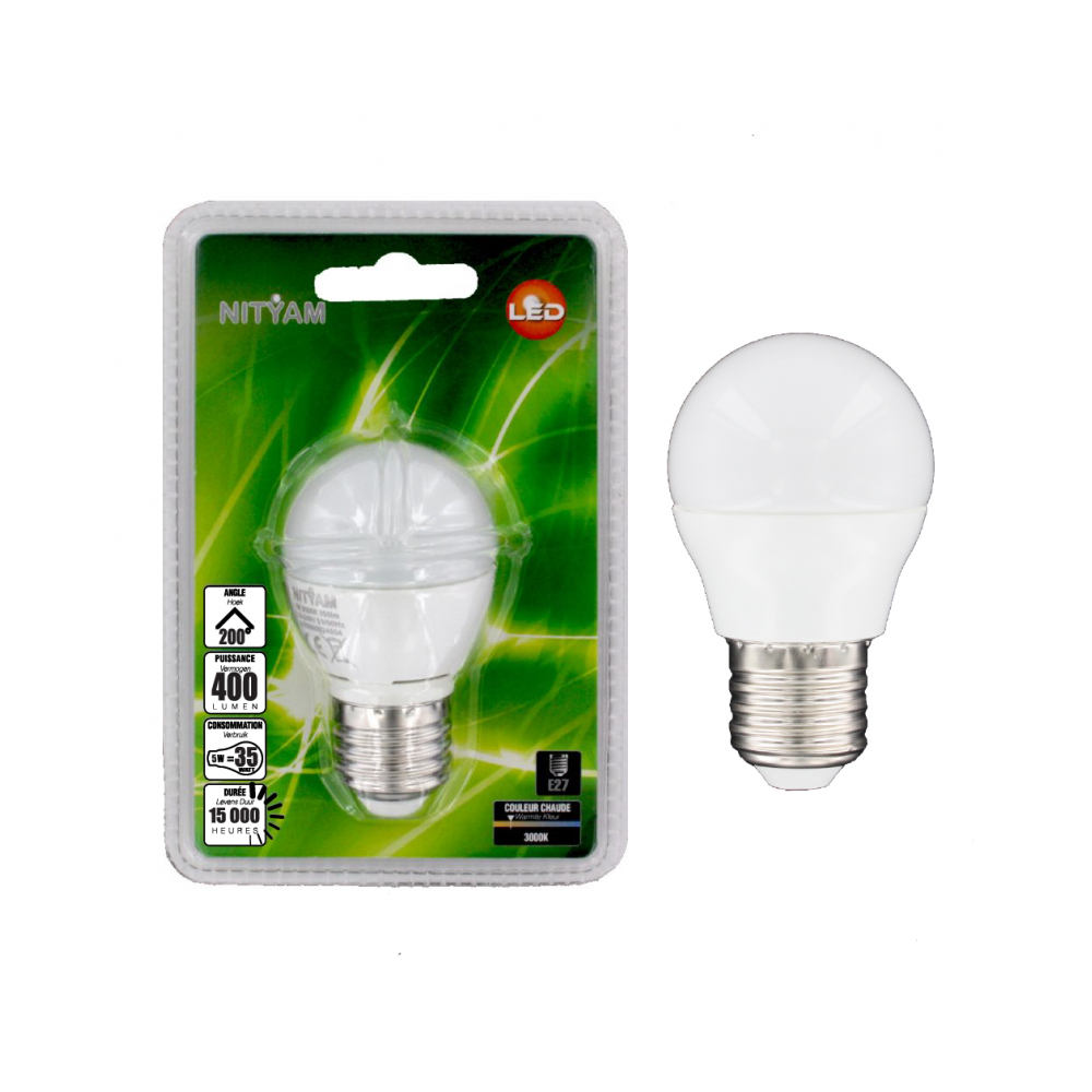 Nityam - Ampoule LED 5W E27 - Ampoules LED