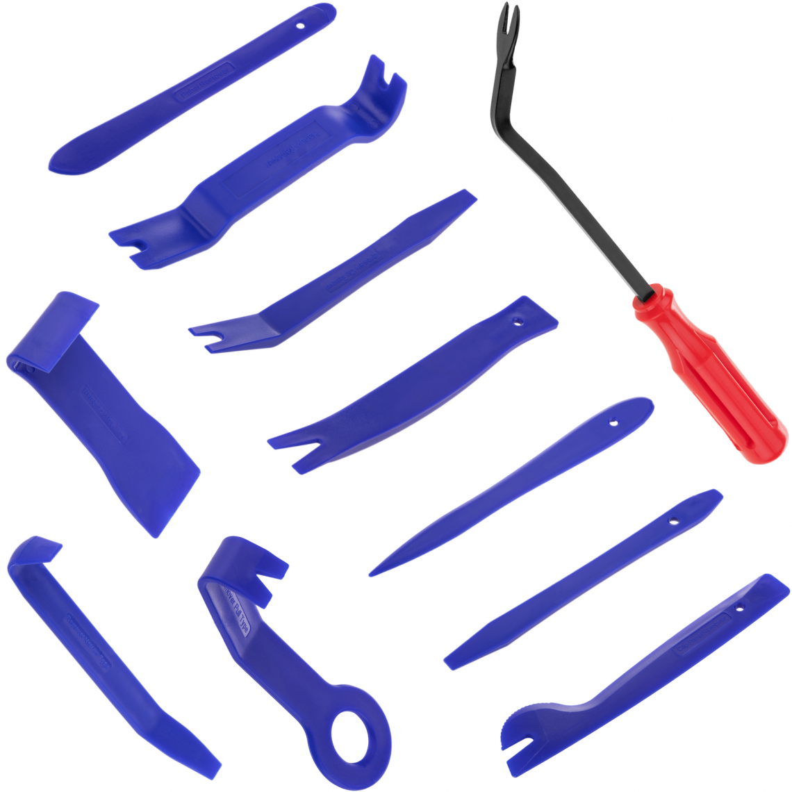 Bematik - Ensemble de 12 outils d'enlèvement de garniture pour la remise en état de la voiture - Outils et accessoires du peintre