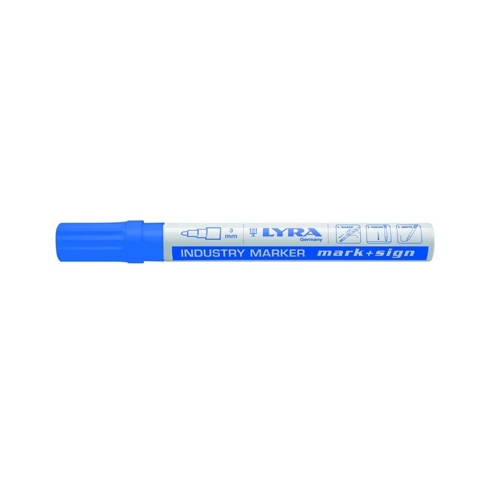 Lyra - LYRA - Marqueur peinture bleu - Pointes à tracer, cordeaux, marquage