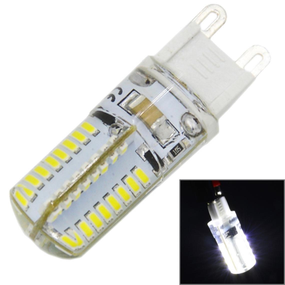 Wewoo - G9 4W 210LM 64 LED SMD 3014 ampoule de maïs en siliconeCA 110V lumière blanche - Ampoules LED
