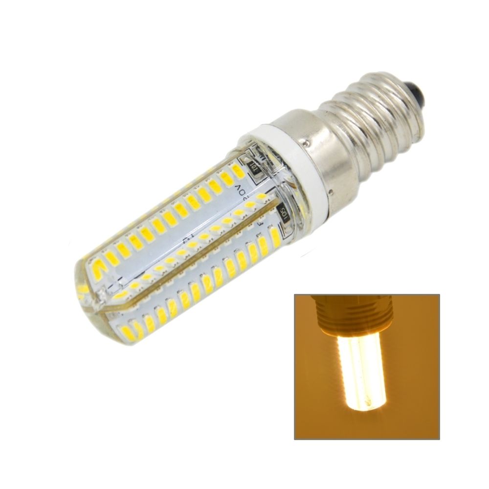 Wewoo - Ampoule E14 5W Chaud Lumière Blanche 400LM 104 LED SMD 3014 Silicone Maïs Ampoule, AC 220V - Ampoules LED