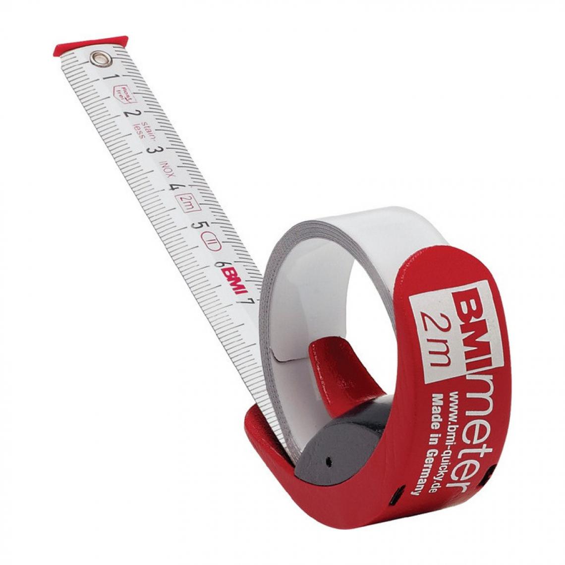 Bmi - Mètre-ruban de poche BMImeter longueur 2 m largeur 16 mm mm/cm EG II fonction de règle en plastique plastique fonction règle BMI - Mètres