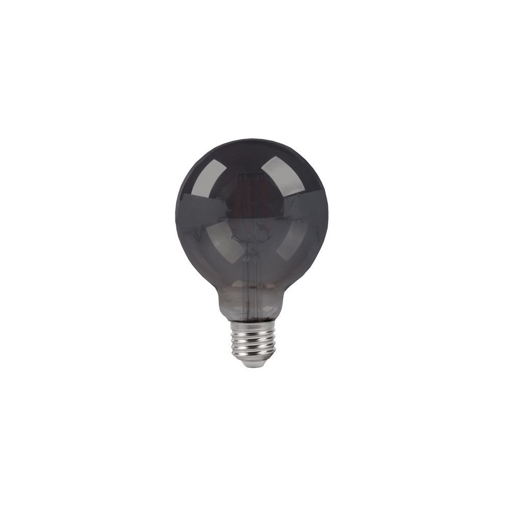Homemania - HOMEMANIA Ampoule Ball - Fumée en Verre, 8 x 8 x 12,5 cm, 1 x LED, 6 W, 420LM, 2700K - Ampoules LED