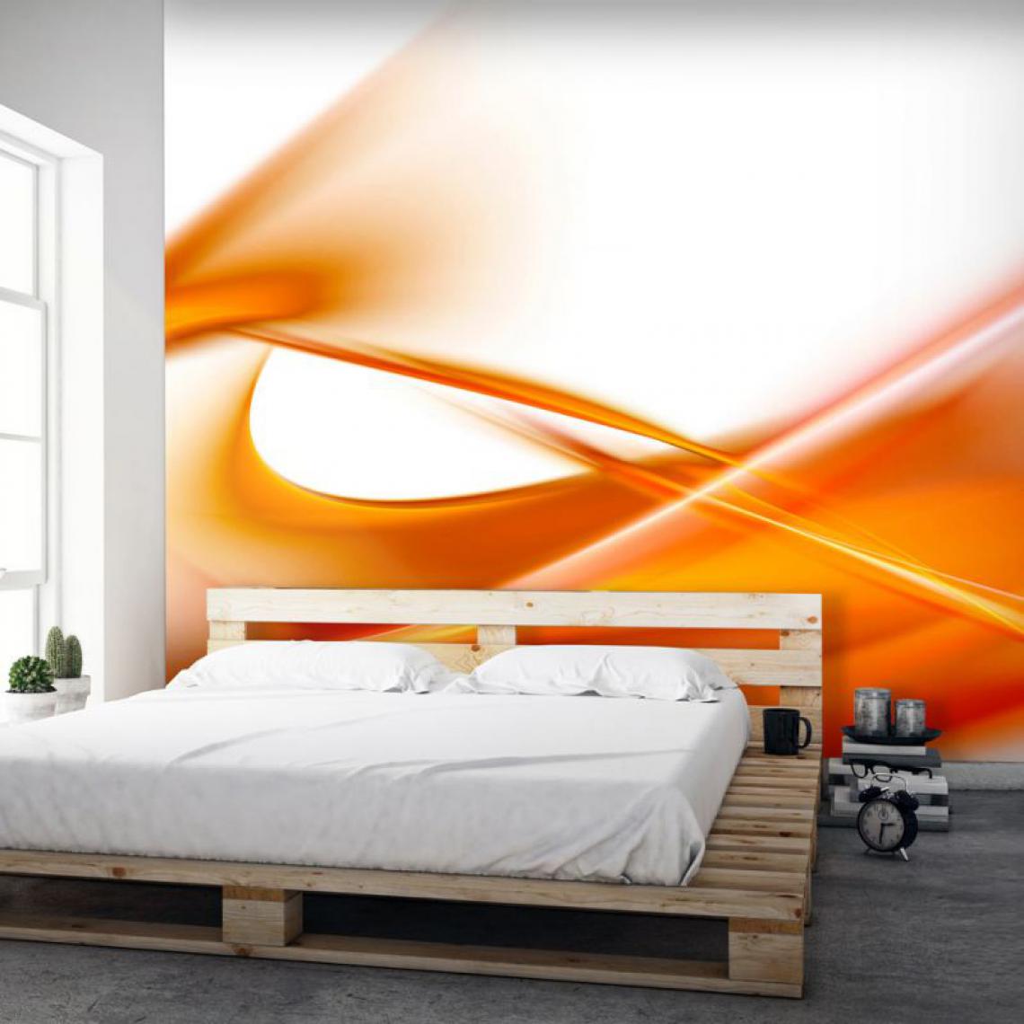 Artgeist - Papier peint - abstraction - orange .Taille : 350x270 - Papier peint